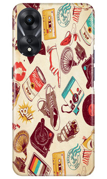 Vintage Mobile Back Case for Oppo A78 5G (Design - 35)