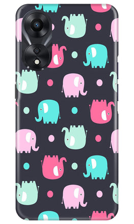 Elephant Baground Case for Oppo A78 5G