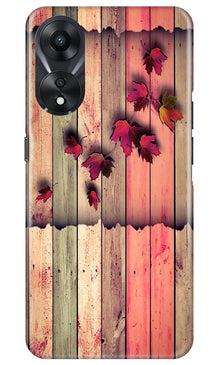 Wooden look2 Mobile Back Case for Oppo A78 5G (Design - 56)