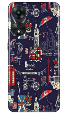 Love London Mobile Back Case for Oppo A78 5G (Design - 75)