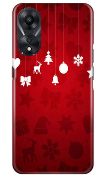 Christmas Mobile Back Case for Oppo A78 5G (Design - 78)