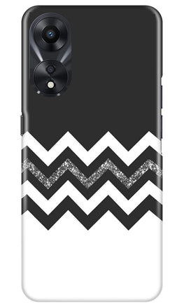 Black white Pattern2Case for Oppo A78 5G