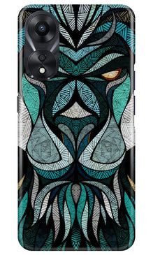 Lion Mobile Back Case for Oppo A78 5G (Design - 97)