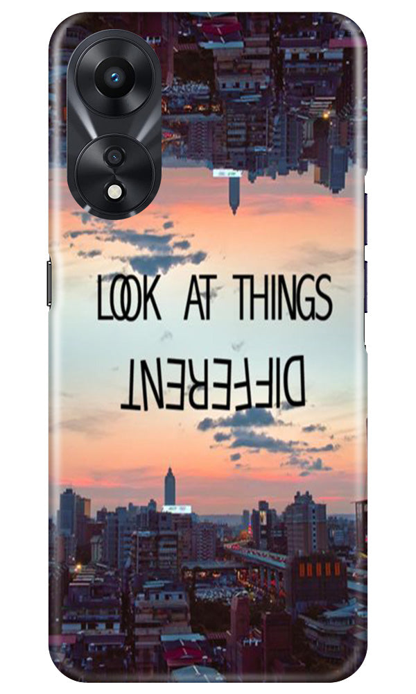 Look at things different Case for Oppo A78 5G