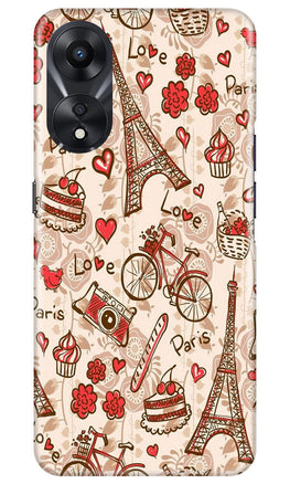 Love Paris Case for Oppo A78 5G(Design - 103)