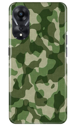 Army Camouflage Case for Oppo A78 5G(Design - 106)