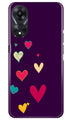 Purple Background Case for Oppo A78 5G  (Design - 107)
