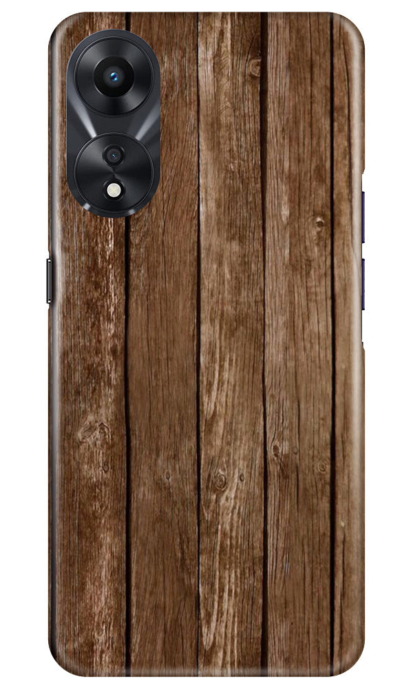 Wooden Look Case for Oppo A78 5G  (Design - 112)
