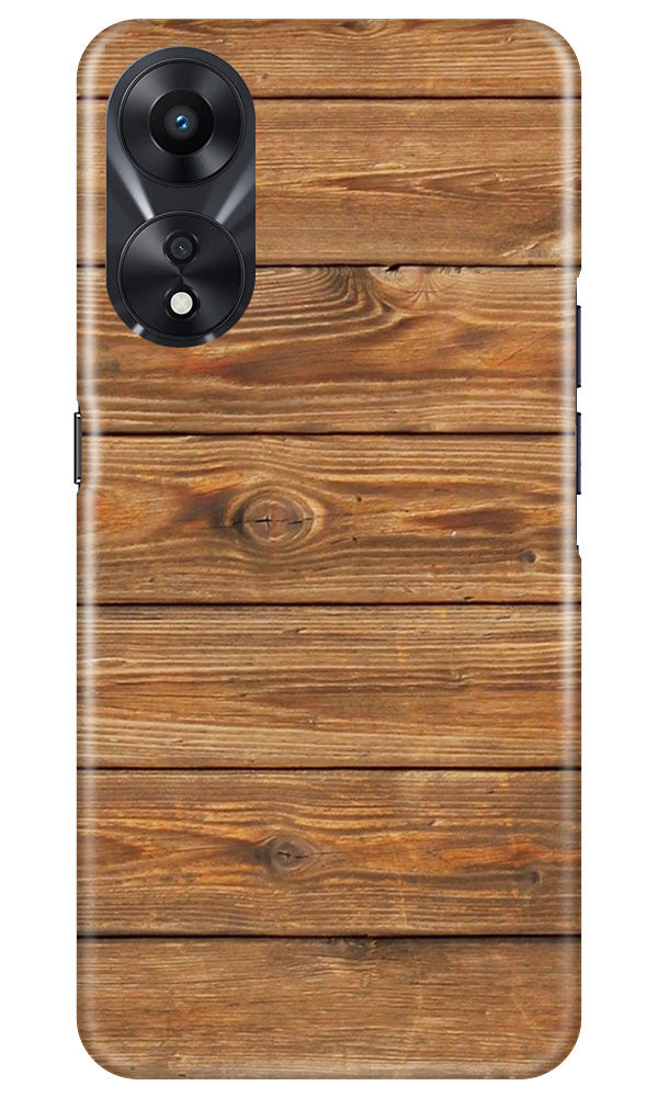 Wooden Look Case for Oppo A78 5G  (Design - 113)