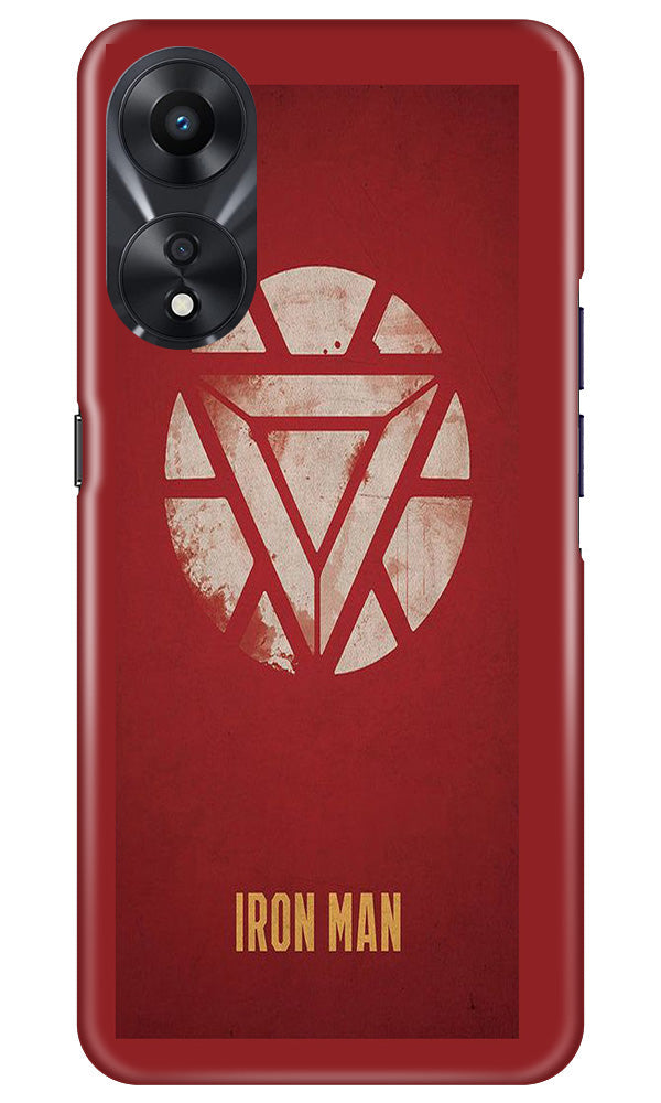 Iron Man Superhero Case for Oppo A78 5G  (Design - 115)