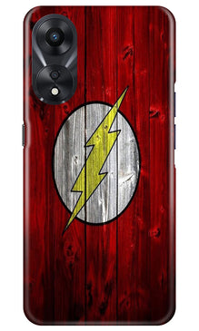 Flash Superhero Mobile Back Case for Oppo A78 5G  (Design - 116)