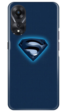 Superman Superhero Case for Oppo A78 5G(Design - 117)