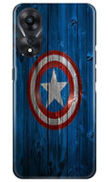 Captain America Superhero Case for Oppo A78 5G  (Design - 118)