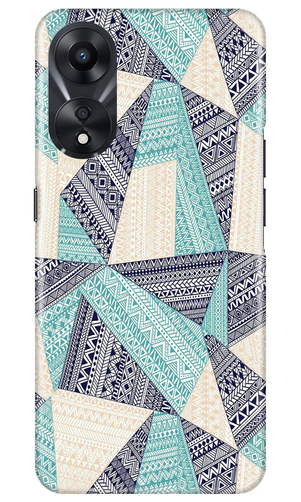 Desingner Pattern Case for Oppo A78 5G  (Design - 123)