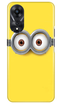 Minions Mobile Back Case for Oppo A78 5G  (Design - 128)