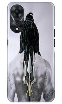 Lord Shiva Mobile Back Case for Oppo A78 5G  (Design - 135)