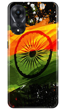Indian Flag Mobile Back Case for Oppo A78 5G  (Design - 137)