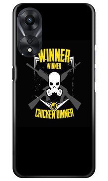 Winner Winner Chicken Dinner Mobile Back Case for Oppo A78 5G  (Design - 147)