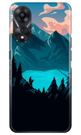 Mountains Case for Oppo A78 5G (Design - 155)