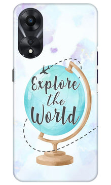 Explore the World Mobile Back Case for Oppo A78 5G (Design - 176)