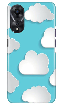 Clouds Case for Oppo A78 5G (Design No. 179)