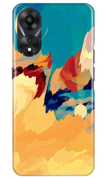 Modern Art Mobile Back Case for Oppo A78 5G (Design - 205)