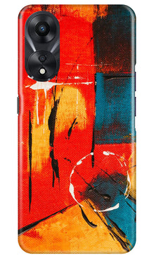 Modern Art Mobile Back Case for Oppo A78 5G (Design - 208)