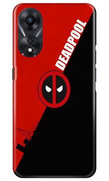 Deadpool Mobile Back Case for Oppo A78 5G (Design - 217)