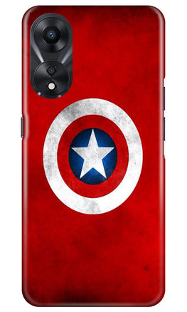 Captain America Case for Oppo A78 5G (Design No. 218)