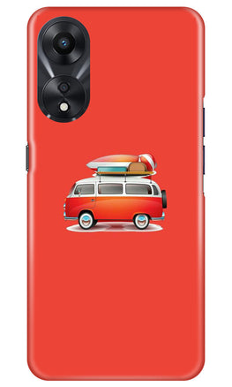 Travel Bus Case for Oppo A78 5G (Design No. 227)