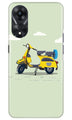 Vintage Scooter Case for Oppo A78 5G (Design No. 229)