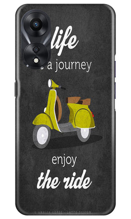 Life is a Journey Case for Oppo A78 5G (Design No. 230)