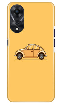 Vintage Car Mobile Back Case for Oppo A78 5G (Design - 231)