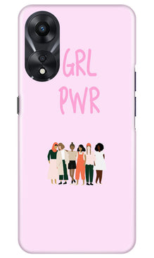Girl Power Mobile Back Case for Oppo A78 5G (Design - 236)