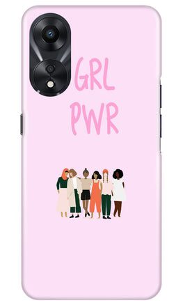 Girl Power Case for Oppo A78 5G (Design No. 236)
