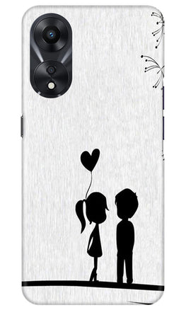 Cute Kid Couple Case for Oppo A78 5G (Design No. 252)