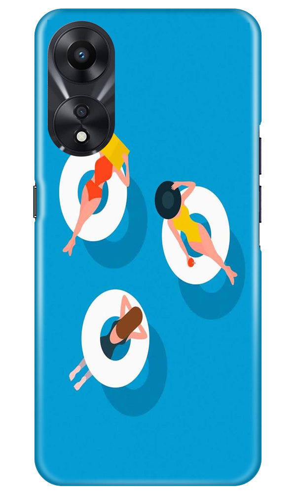 Girlish Mobile Back Case for Oppo A78 5G (Design - 268)