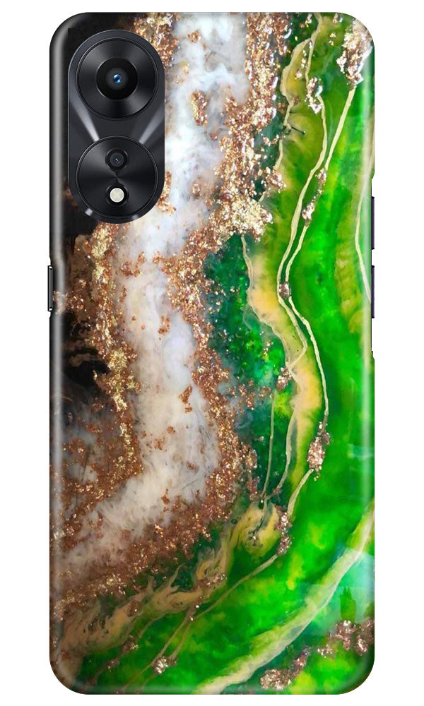 Marble Texture Mobile Back Case for Oppo A78 5G (Design - 269)