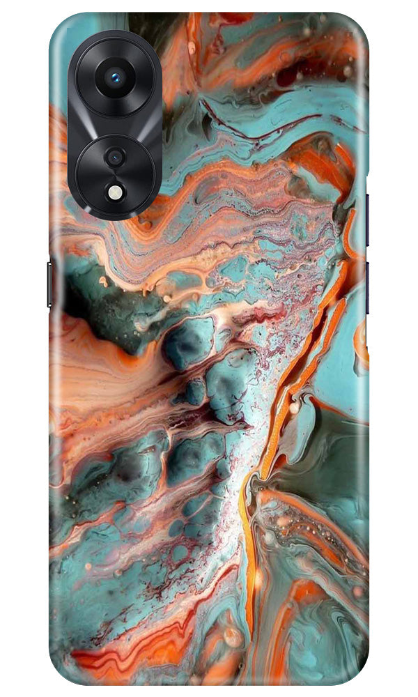 Marble Texture Mobile Back Case for Oppo A78 5G (Design - 271)