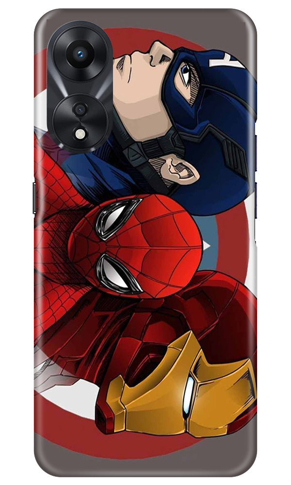 Superhero Mobile Back Case for Oppo A78 5G (Design - 273)