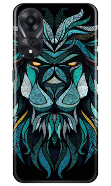 Lion Mobile Back Case for Oppo A78 5G (Design - 276)