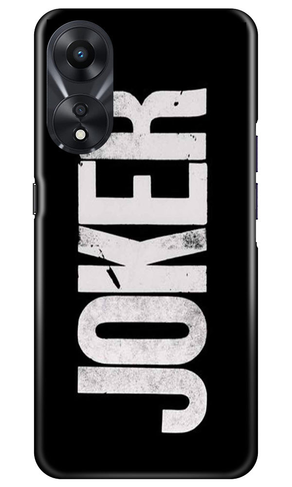 Joker Mobile Back Case for Oppo A78 5G (Design - 289)