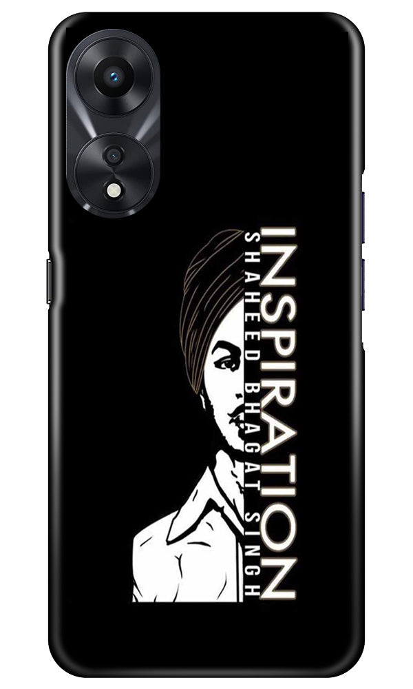 Bhagat Singh Mobile Back Case for Oppo A78 5G (Design - 291)