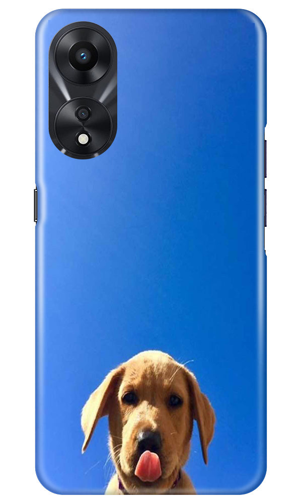 Dog Mobile Back Case for Oppo A78 5G (Design - 294)