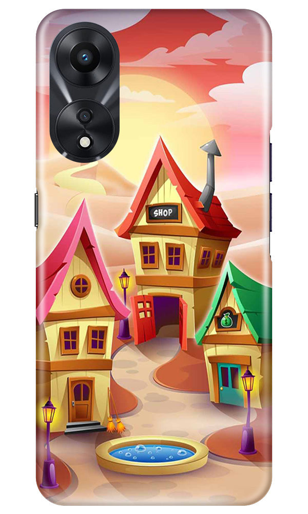 Sweet Home Mobile Back Case for Oppo A78 5G (Design - 300)
