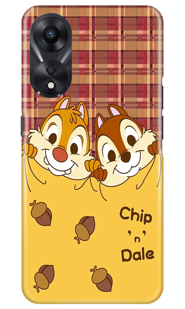 Chip n Dale Mobile Back Case for Oppo A78 5G (Design - 302)