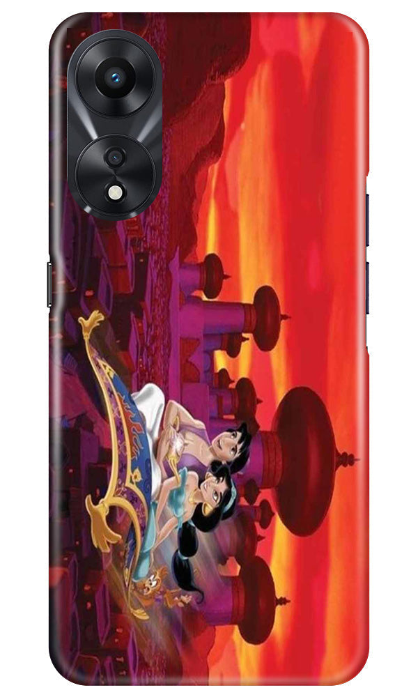 Aladdin Mobile Back Case for Oppo A78 5G (Design - 305)