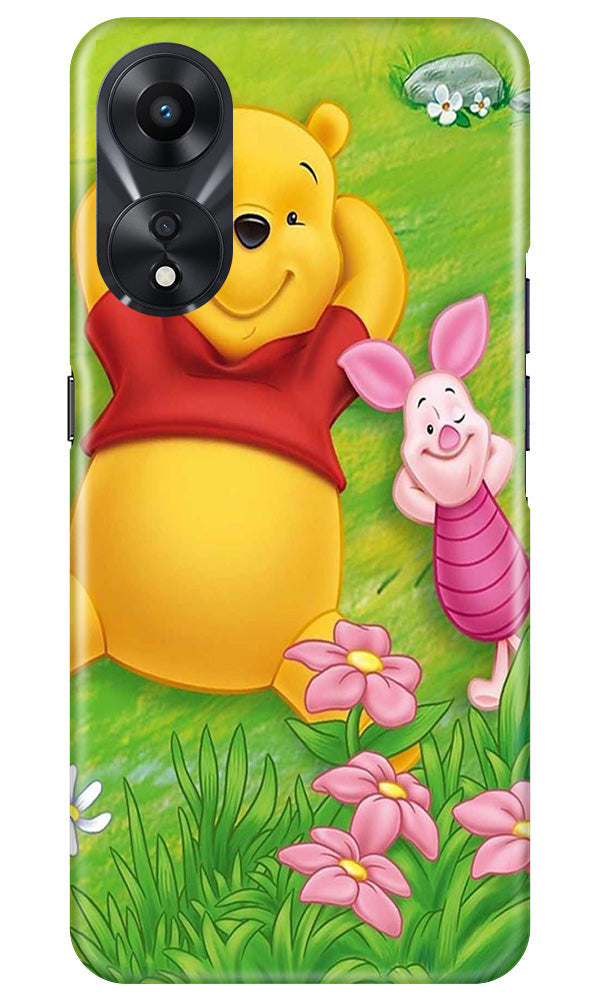 Winnie The Pooh Mobile Back Case for Oppo A78 5G (Design - 308)