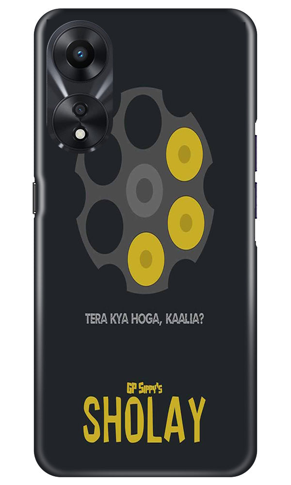 Sholay Mobile Back Case for Oppo A78 5G (Design - 316)