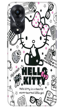 Hello Kitty Mobile Back Case for Oppo A78 5G (Design - 320)